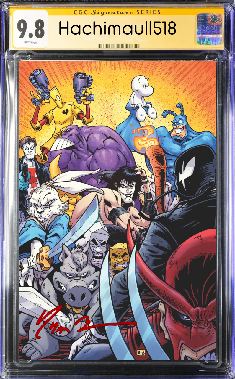 War Of The Independents 1 Ryan G Browne Raw + CGC Options Ltd 200 With COA