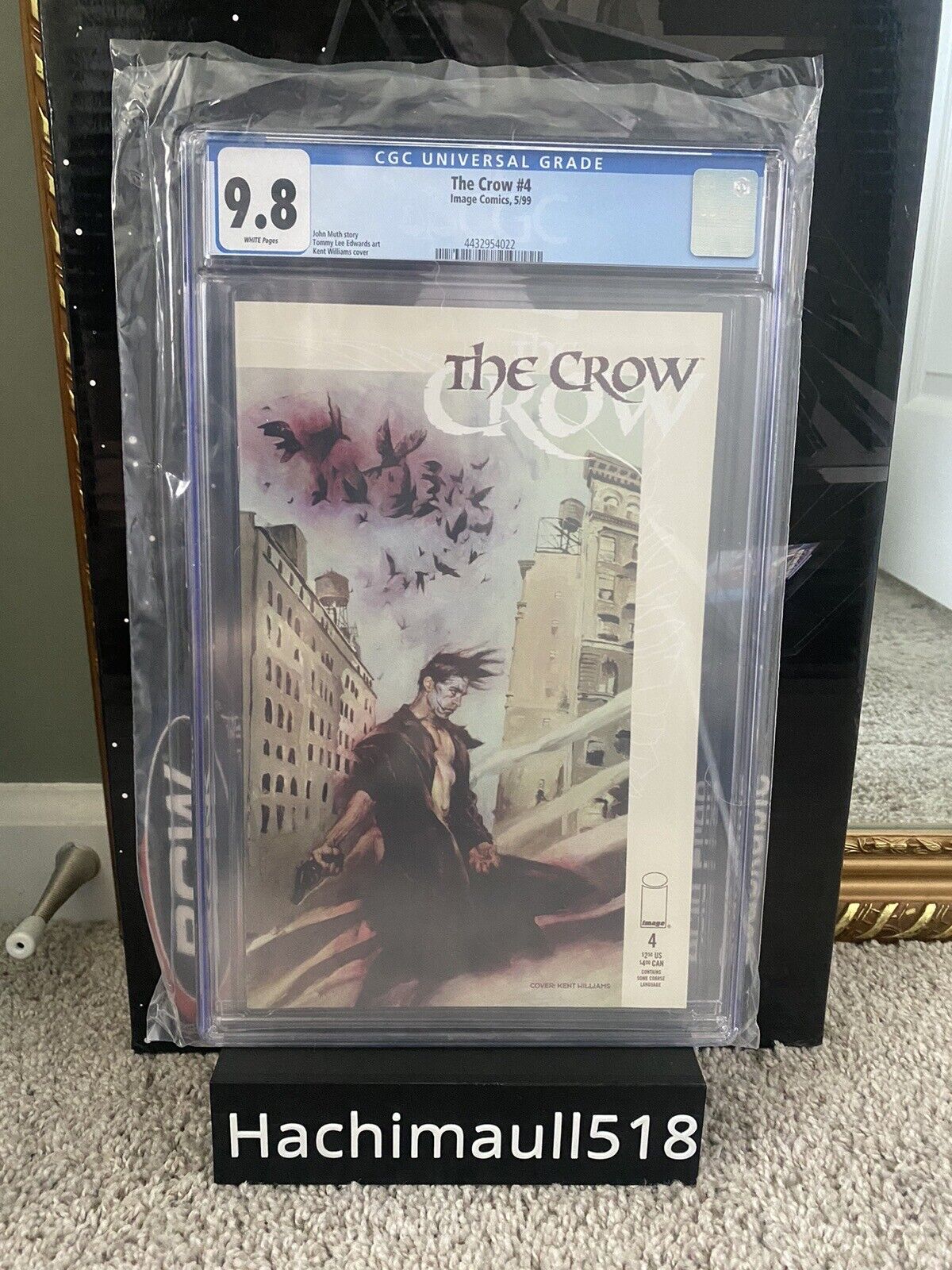The Crow 4 CGC 9.8 Image Comics 1999 White Pages