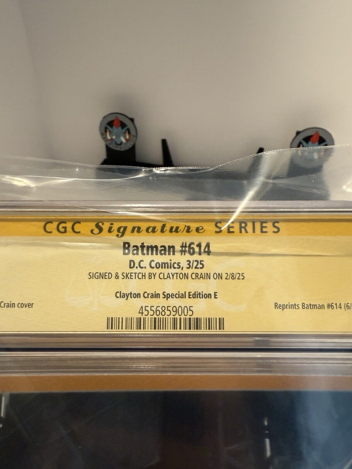 CGC SS 9.8 - Batman 614 Gold Murder Signed Clayton Crain Megacon 2025