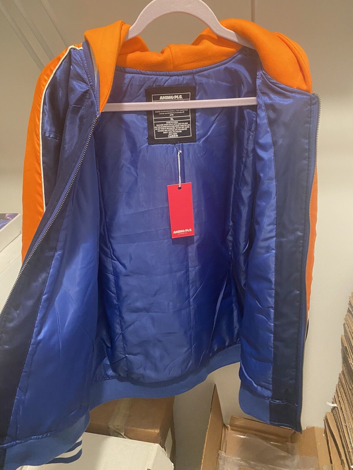 Goku NYCC 2019 Hooded Jacket Size XL 30th Anniversary