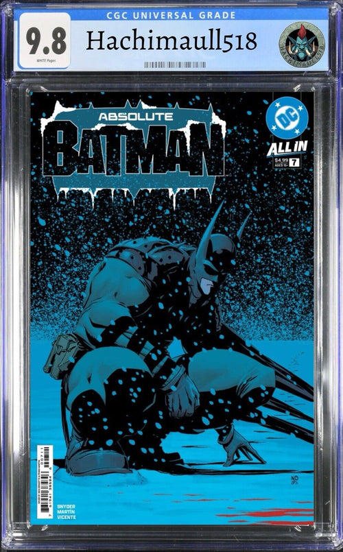 CGC 9.8 - Absolute Batman 7 Cover A Nick Dragotta Preorder 1st Absolute MrFreeze