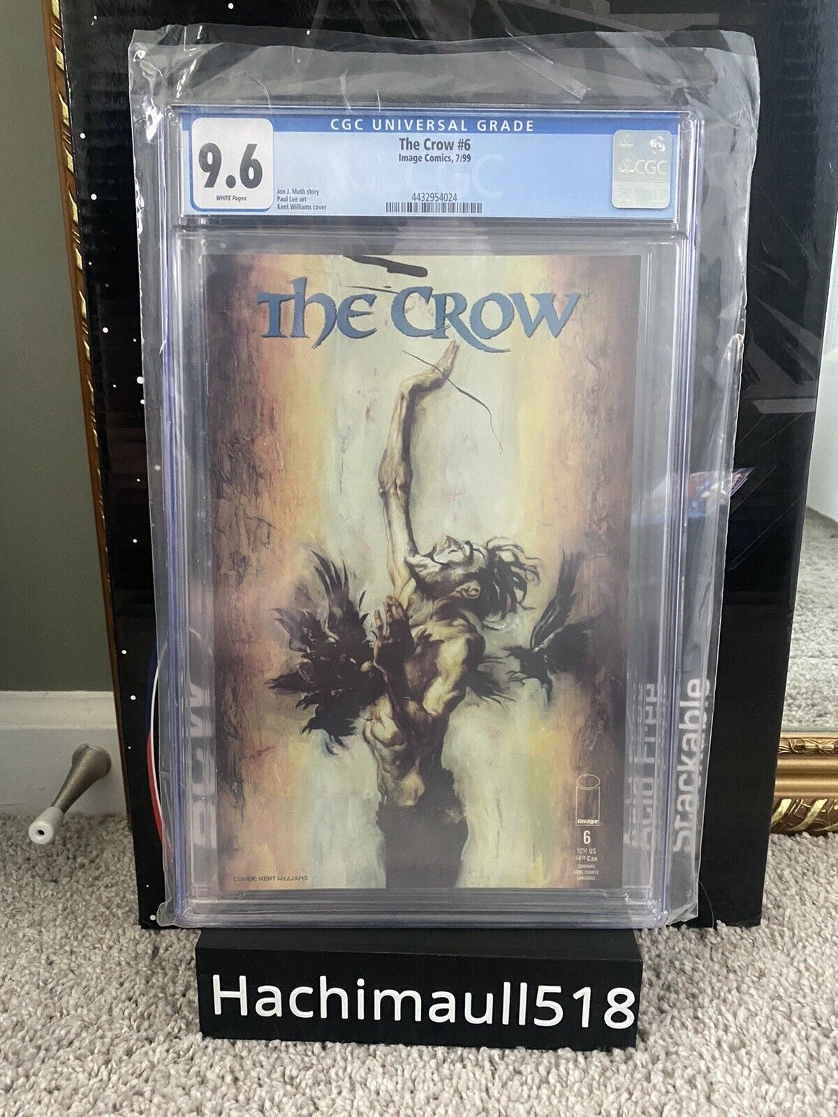 The Crow 6 CGC 9.6 Image Comics 1999 White Pages