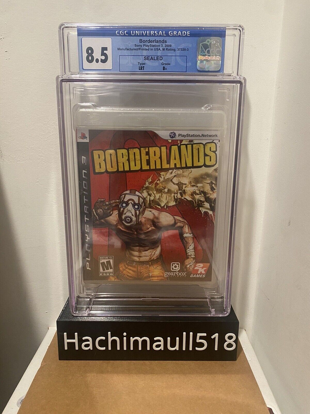 Borderlands 1 PS3 CGC 8.5 B+ Seal Not WATA Or VGA Ships Fast & Secure!