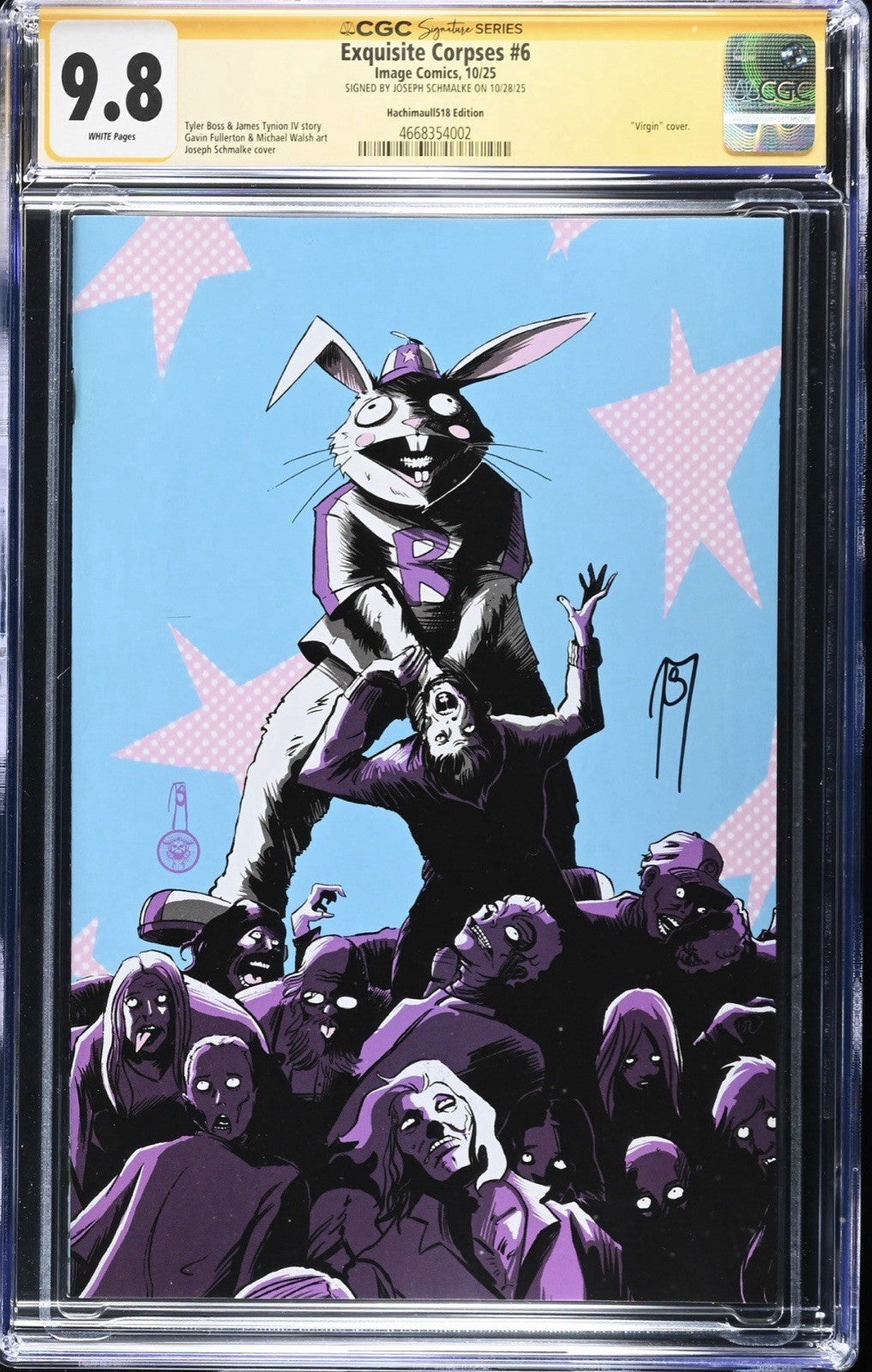 CGC SS 9.8 - Exquisite Corpses 6 Signed Joseph Schmalke Hachimaull518 Virgin!