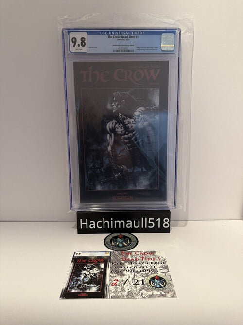CGC 9.8  The Crow Dead Time 1 Kyle Hotz Error Edition Ltd 21 Graded Copies Total