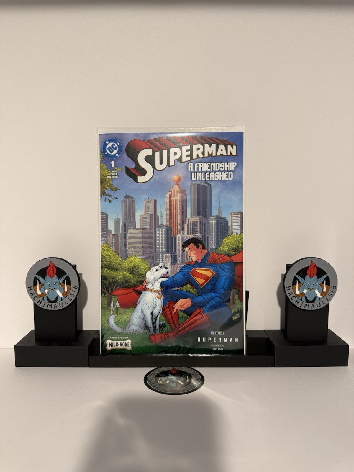 Superman: A Friendship Unleashed 1 + Sealed Milk-Bone Dog Bones Box 2025
