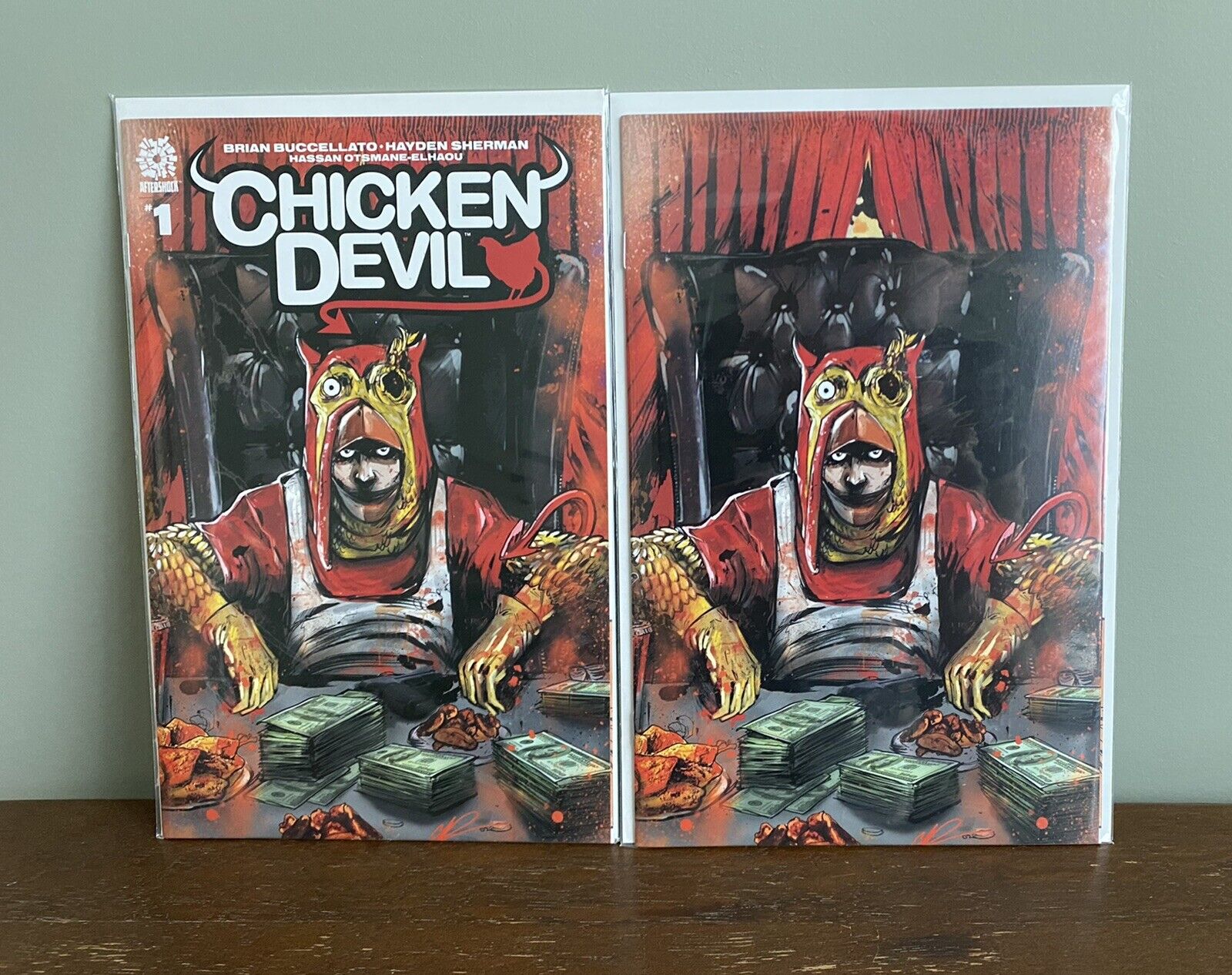 Chicken Devil 1 Chinh Potter Set! Trade + Virgin. NM Ships Next Day