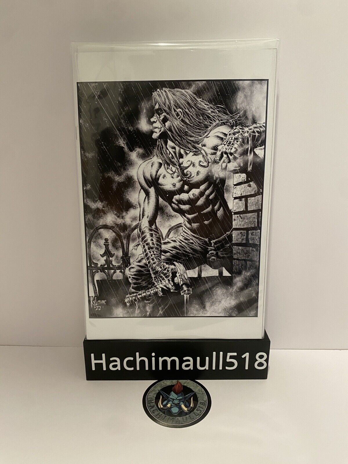 The Crow Dead Time 1 Kyle Hotz B&W Set NYCC 2024 Trade + Virgin Ltd 200 With COA