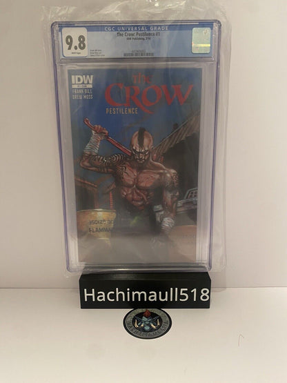 The Crow Pestilence 1 2 3 4 CGC 9.8 Complete Set James O’Barr Covers!