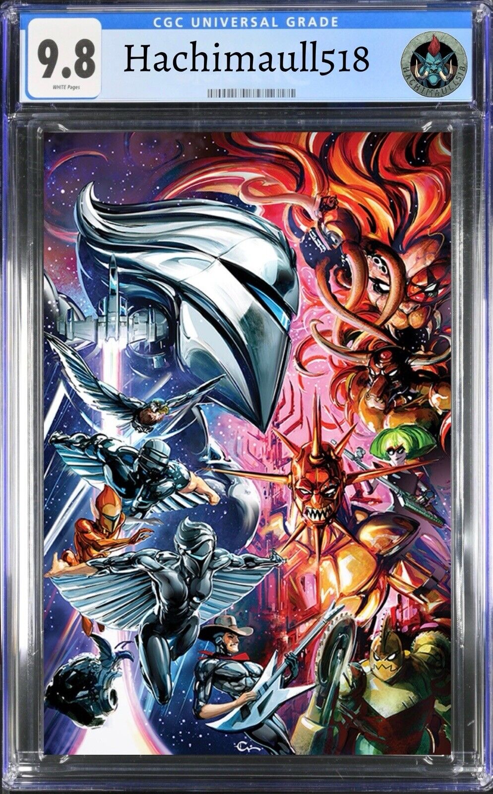 CGC 9.8 - Silverhawks 1 Clayton Crain Virgin Ltd 250 Preorder!!