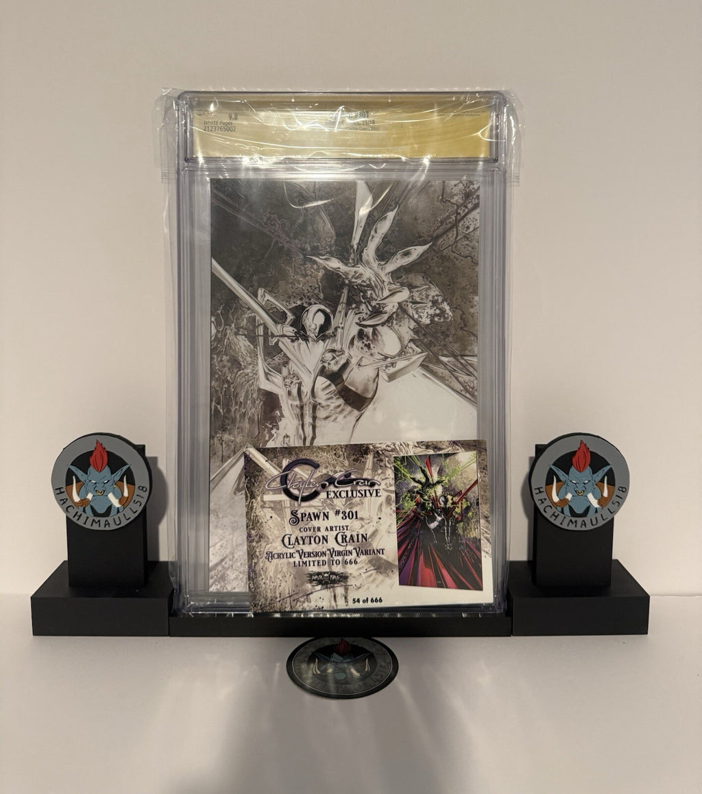 CGC SS 9.8 - Spawn 301 Clayton Crain Signed Virgin Ltd 54/666 With COA