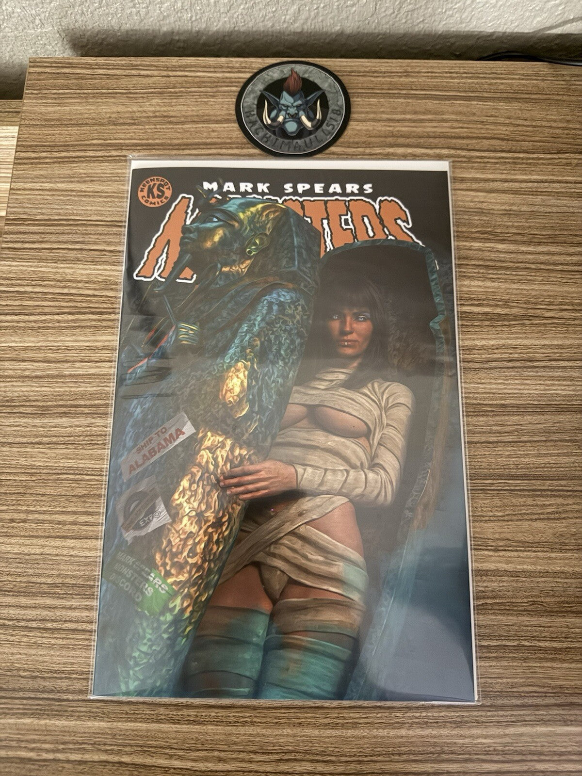 Mark Spears Monsters 4 Mummy Girl Huntsville Set Ltd 50/100/200 Metal Foil NM!