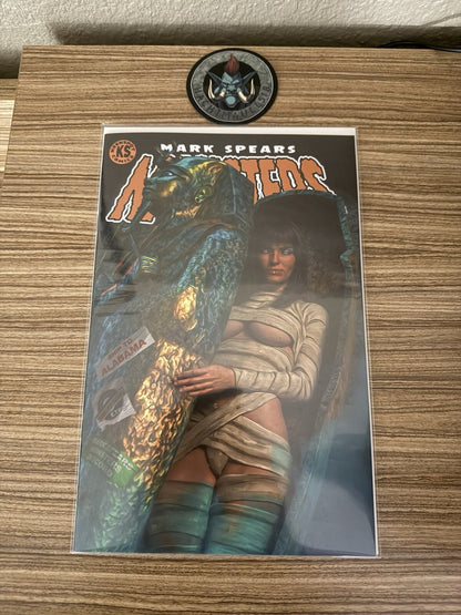 Mark Spears Monsters 4 Mummy Girl Huntsville Set Ltd 50/100/200 Metal Foil NM!