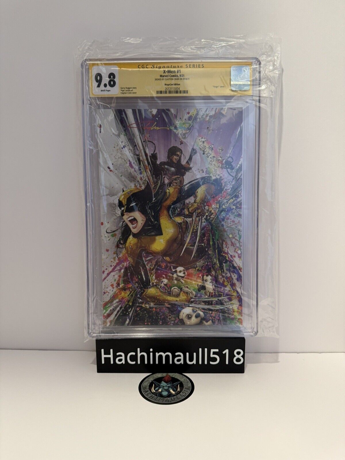 CGC SS 9.8 - X-Men 1 Clayton Crain Infinity Sig Megacon Puppies Virgin X23!