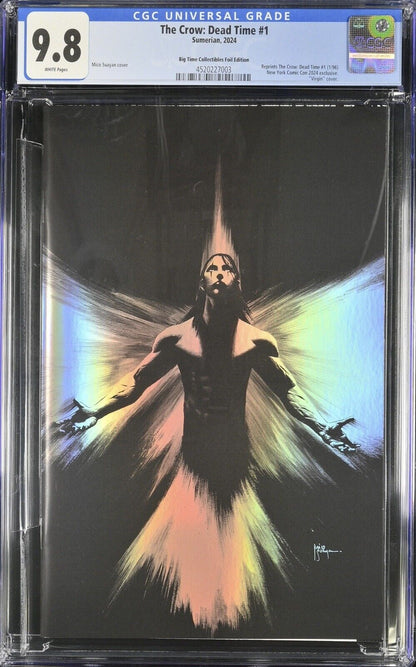 CGC 9.8 - The Crow Dead Time 1 Mico Suayan Foil Nycc 2024 Ltd 50