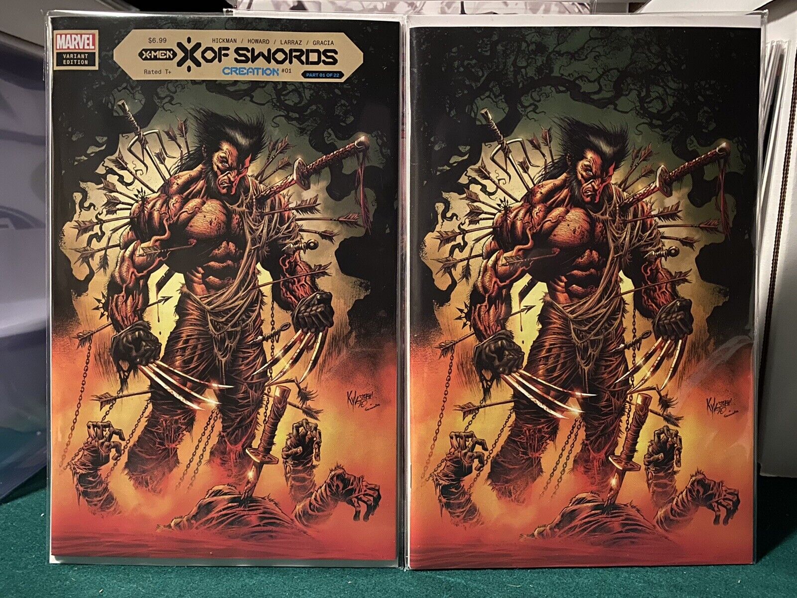 X Of Swords Creation 1 Kyle Hotz Set! Trade + Virgin! Ships Next Day