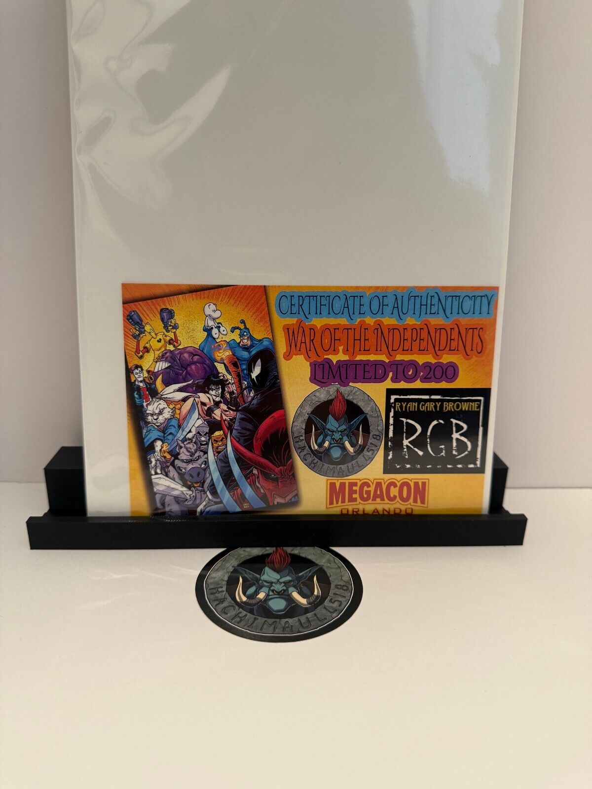 War Of The Independents 1 Ryan G Browne Raw + CGC Options Ltd 200 With COA