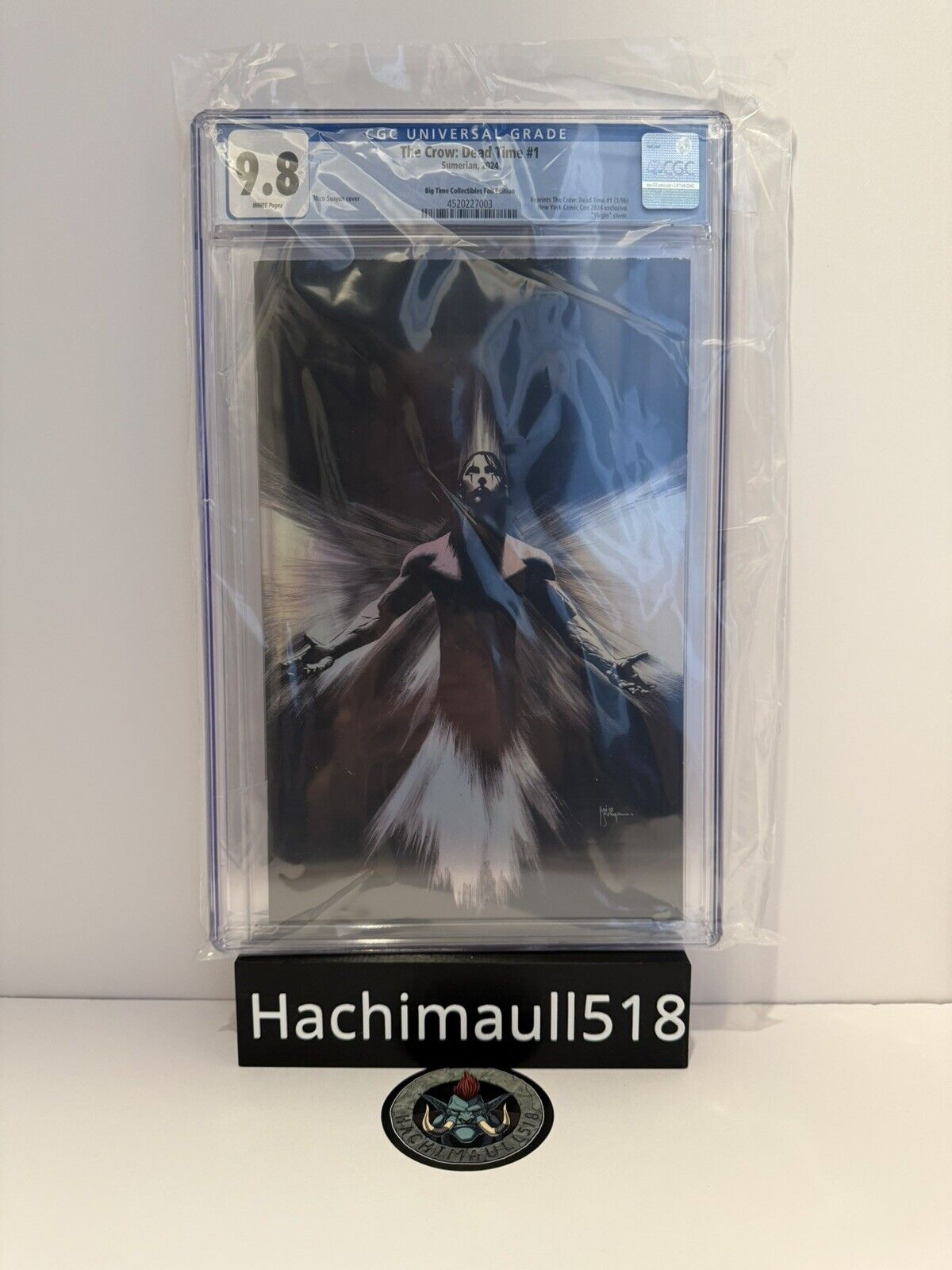CGC 9.8 - The Crow Dead Time 1 Mico Suayan Foil Nycc 2024 Ltd 50