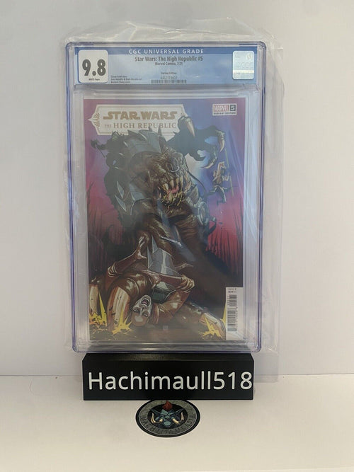 Star Wars The High Republic 5 CGC 9.8 Bernard Chang 1:25 Incentive Variant 2021