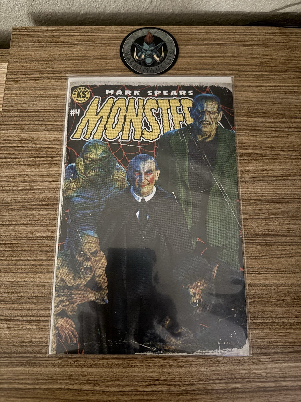 Mark Spears Monsters 4 Huntsville Family Portrait Ltd 100/200 Foil Cardstock NM!