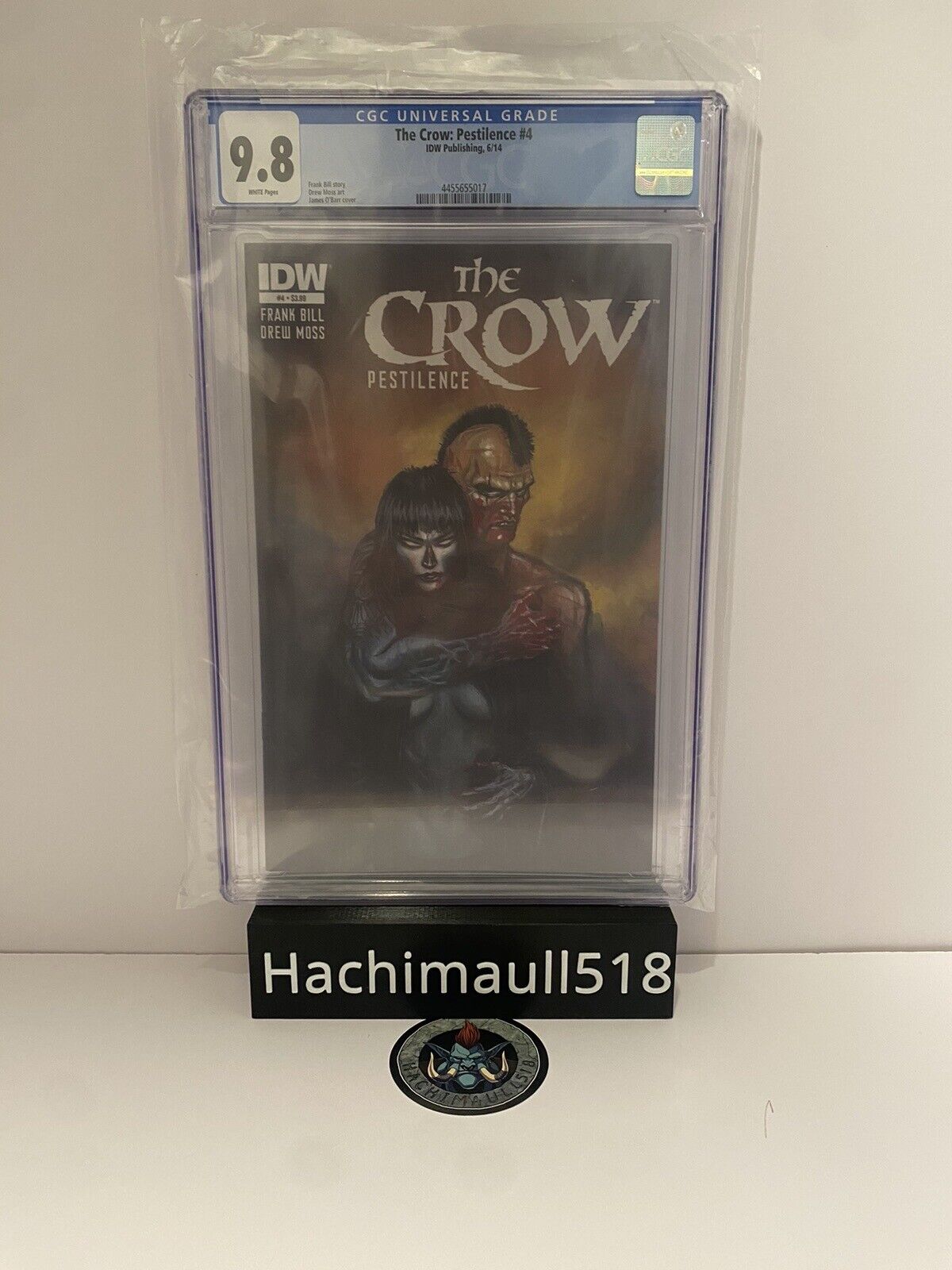The Crow Pestilence 1 2 3 4 CGC 9.8 Complete Set James O’Barr Covers!