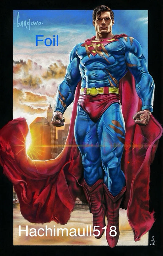 Victor Garduno Perseverance Art book Vol 2 Superman Henry Cavill Raw Foil Signed