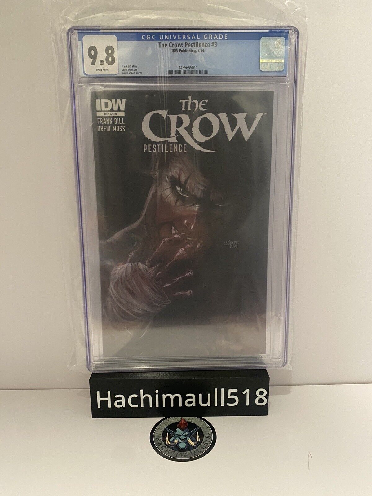 The Crow Pestilence 1 2 3 4 CGC 9.8 Complete Set James O’Barr Covers!
