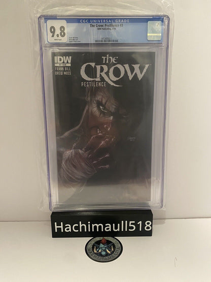 The Crow Pestilence 1 2 3 4 CGC 9.8 Complete Set James O’Barr Covers!