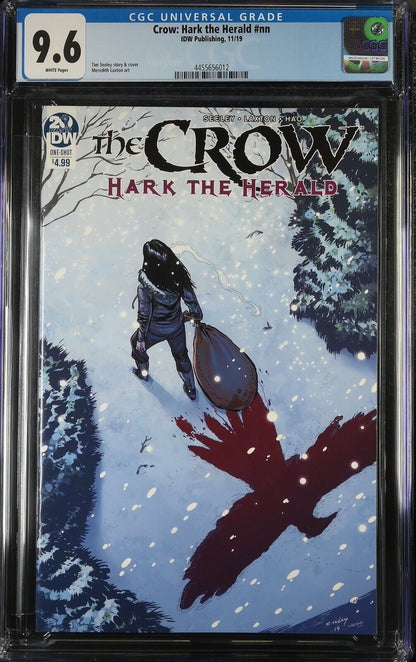 CGC 9.6 The Crow Hark The Herald 2019 Meredith Laxton Cover