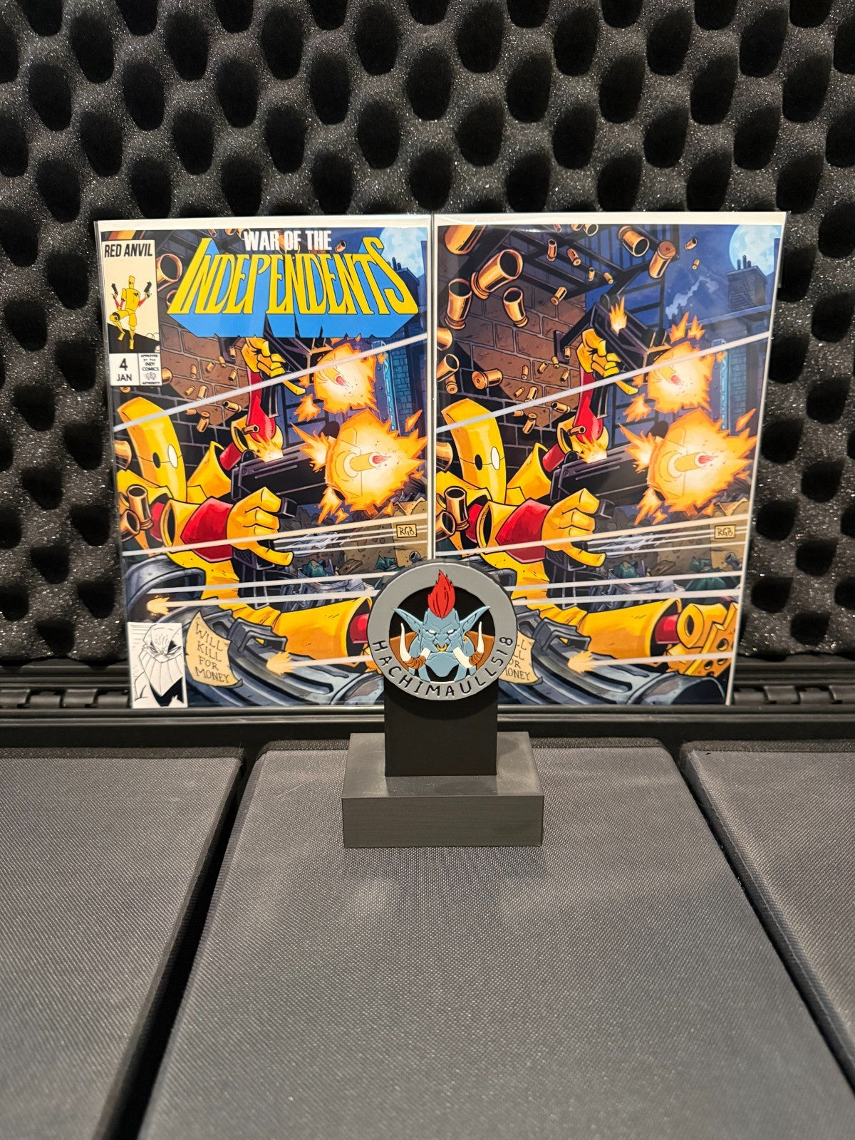 War Of The Independents 4 Ryan G Browne Punisher 1 Skud Homage!! NM