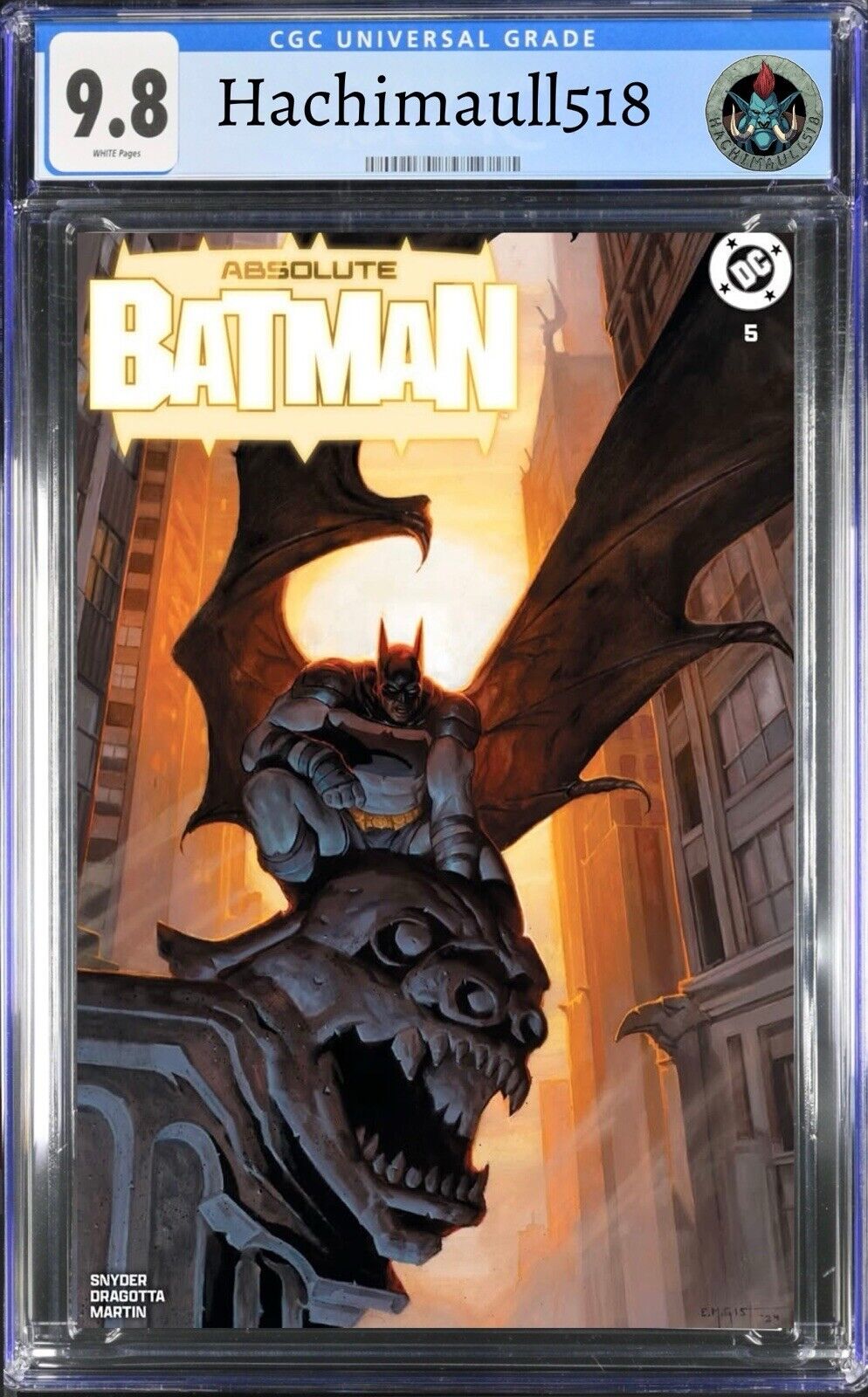 CGC 9.8 - Absolute Batman 5 E.M. Gist Ltd 600 Preorder!