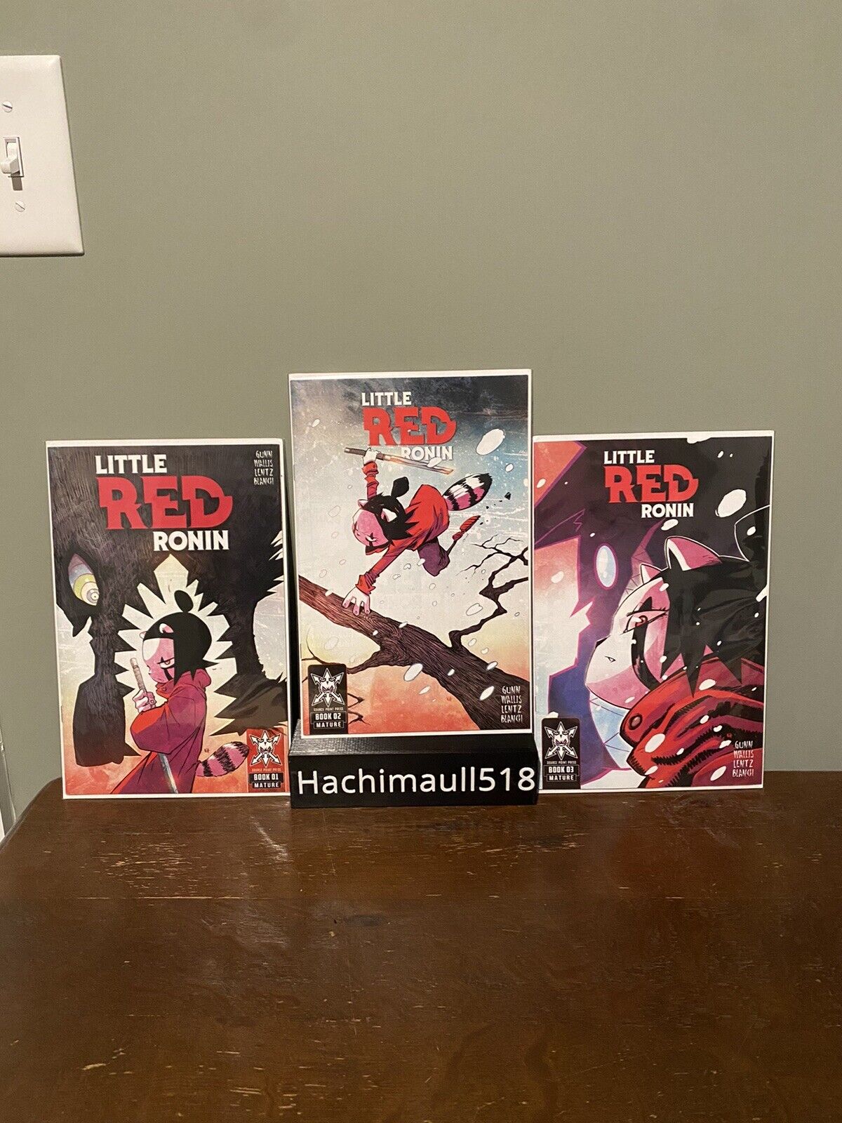 Little Red Ronin 1 2 3 Set! Ships Fast First Class Mail! Brand New Bcw Bags!!