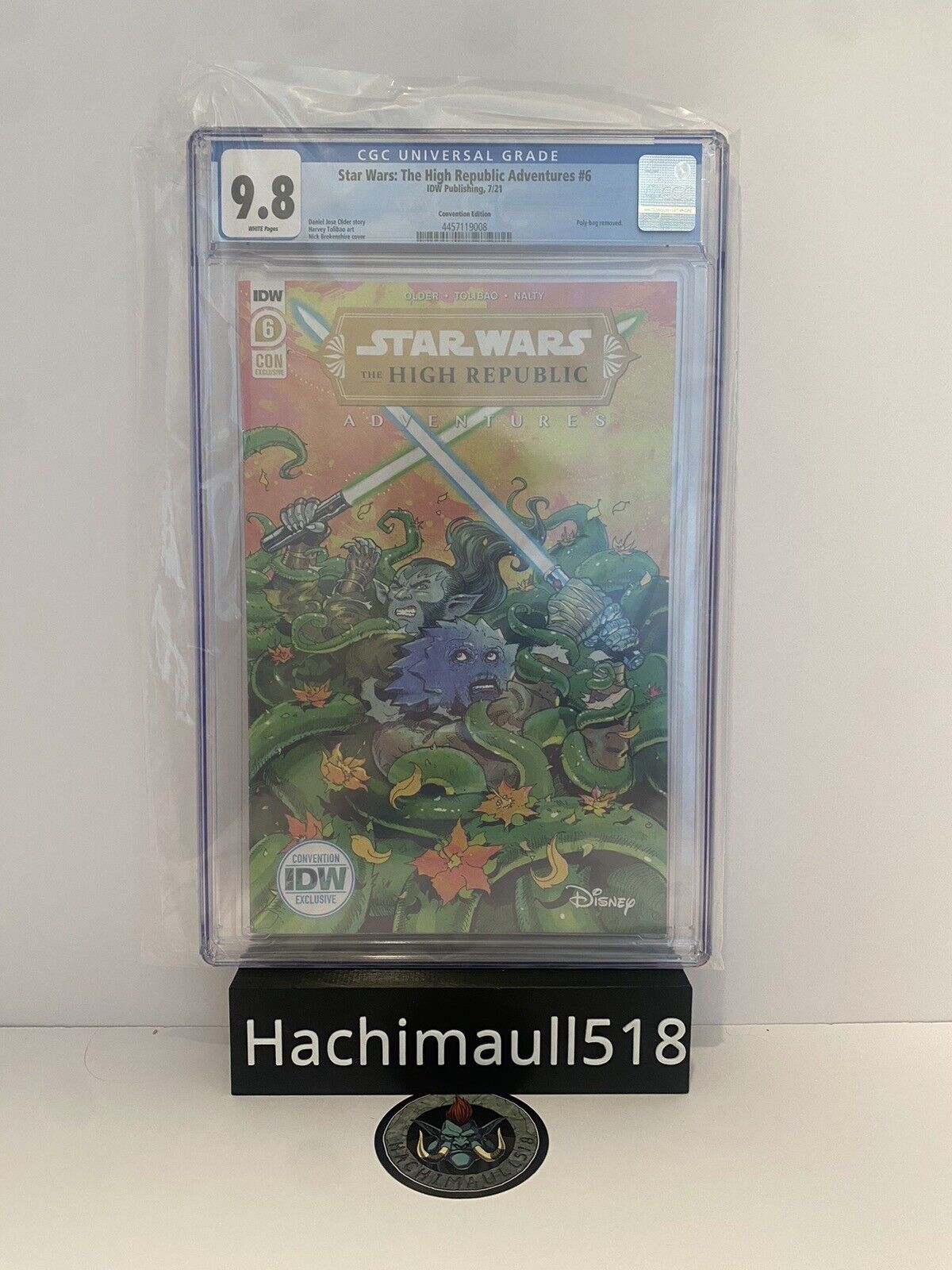 CGC 9.8 Star Wars The High Republic Adventures 6 SDCC 2021 Convention Edition
