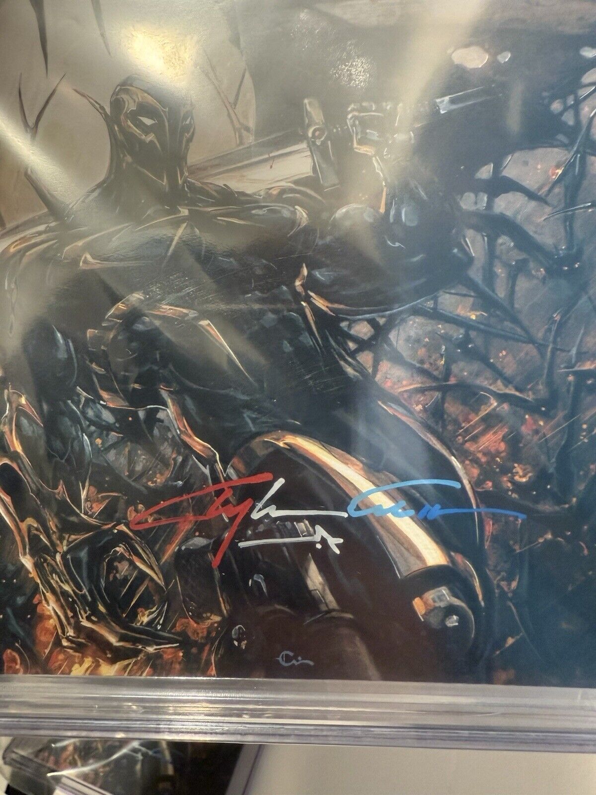 CGC SS 9.8 - Clayton Crain Split Shot Sketchbook Freedom Signature Megacon 2025