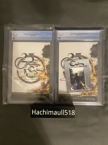 CGC 9.9 Clayton Crain Revolver Sketchbook Set Megacon Virgin and 2nd Print Trade