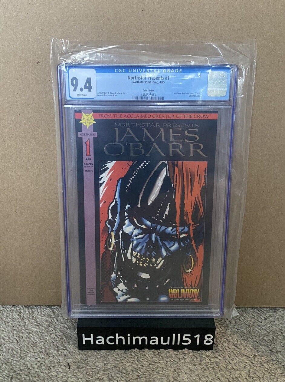 North Star Presents 1 Gold Edition CGC 9.4 James O Barr