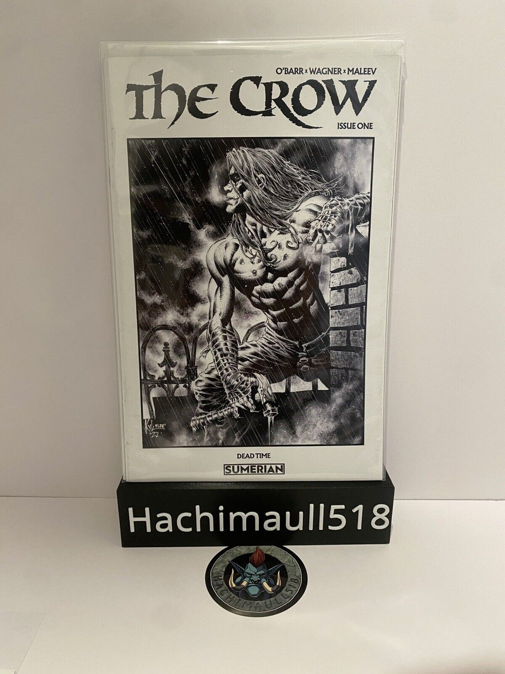The Crow Dead Time 1 Kyle Hotz B&W Set NYCC 2024 Trade + Virgin Ltd 200 With COA