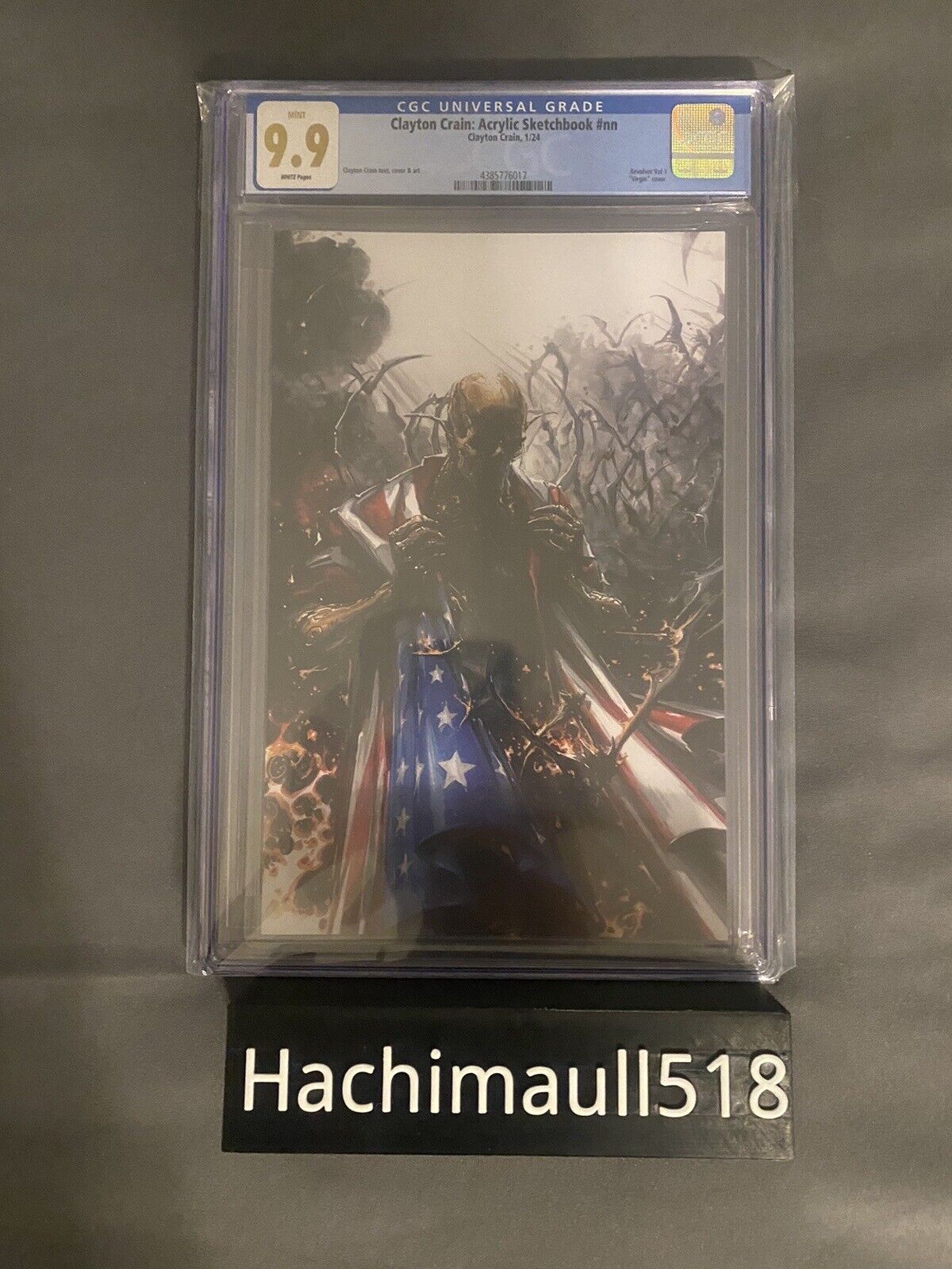 CGC 9.9 Clayton Crain Revolver Sketchbook Set Megacon Virgin and 2nd Print Trade