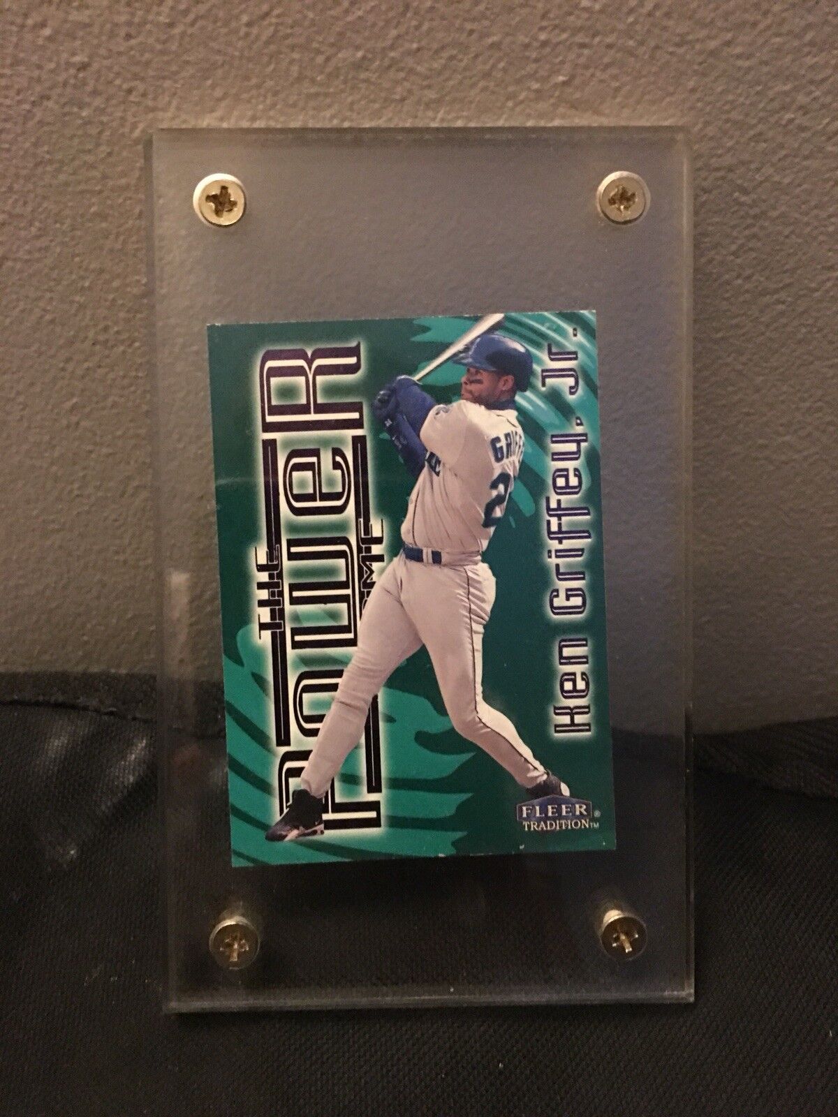 Ken Griffey Jr The Power Game 1998 Fleer In Case