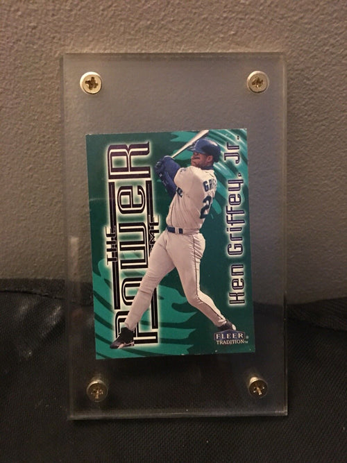 Ken Griffey Jr The Power Game 1998 Fleer In Case