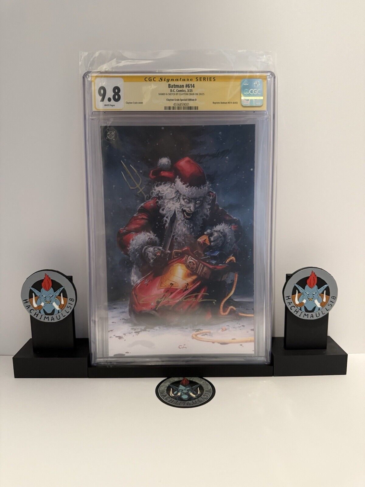 CGC SS 9.8 - Batman 614 Joker Clause Remarked + Signed Clayton Crain