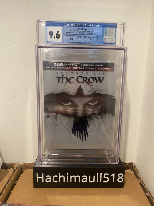 CGC 9.6 A+ The Crow 30th Anniversary Steelbook 4K Walmart Exclusive