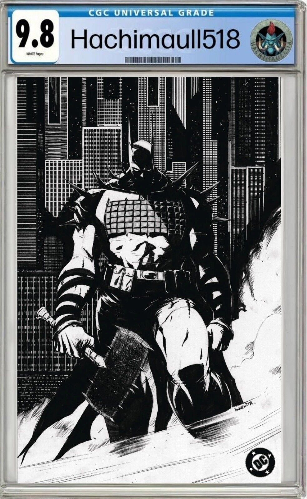 CGC 9.8 - Absolute Batman 1 4th Print Nick Dragotta Foil B&W Inks Cover C