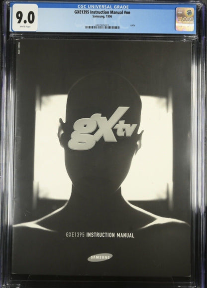 GX TV Instruction Manual CGC 9.0 A True 1 Of 1 Video Game Grail! Samsung GXE1395