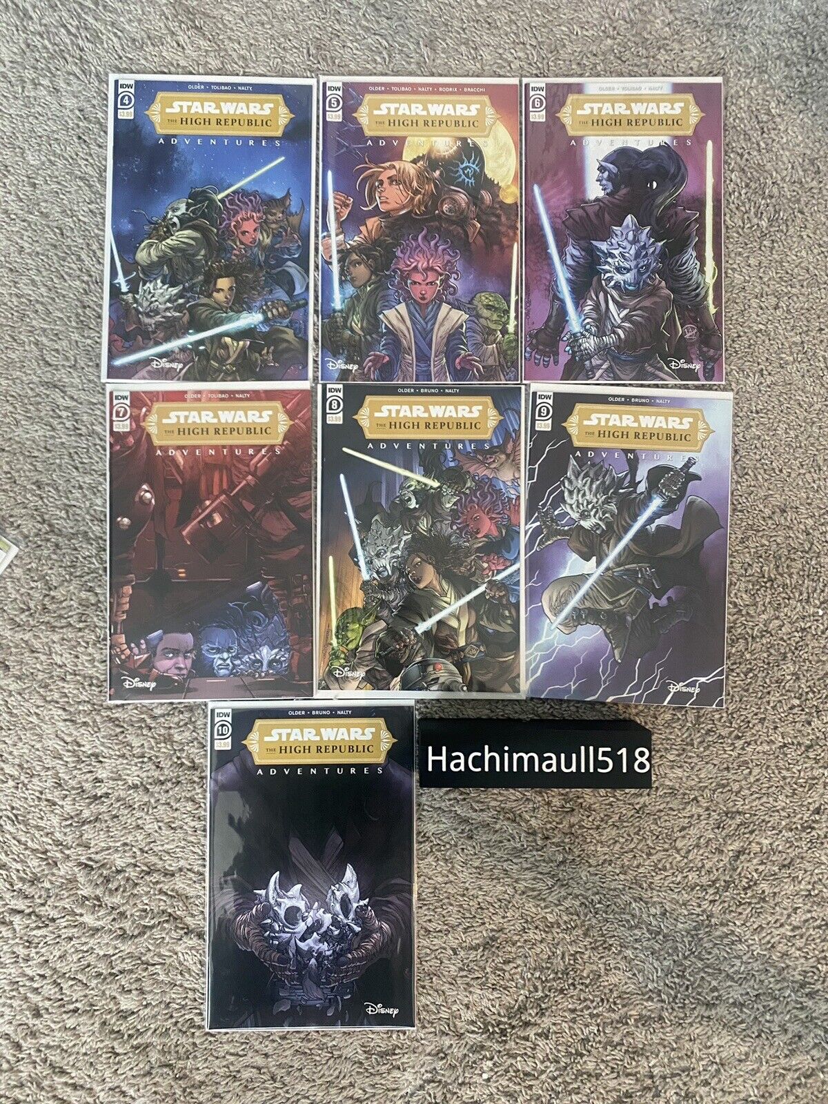 Star Wars High Republic Adventures 4 5 6 7 8 9 10, 7 Books! Fast Shipping