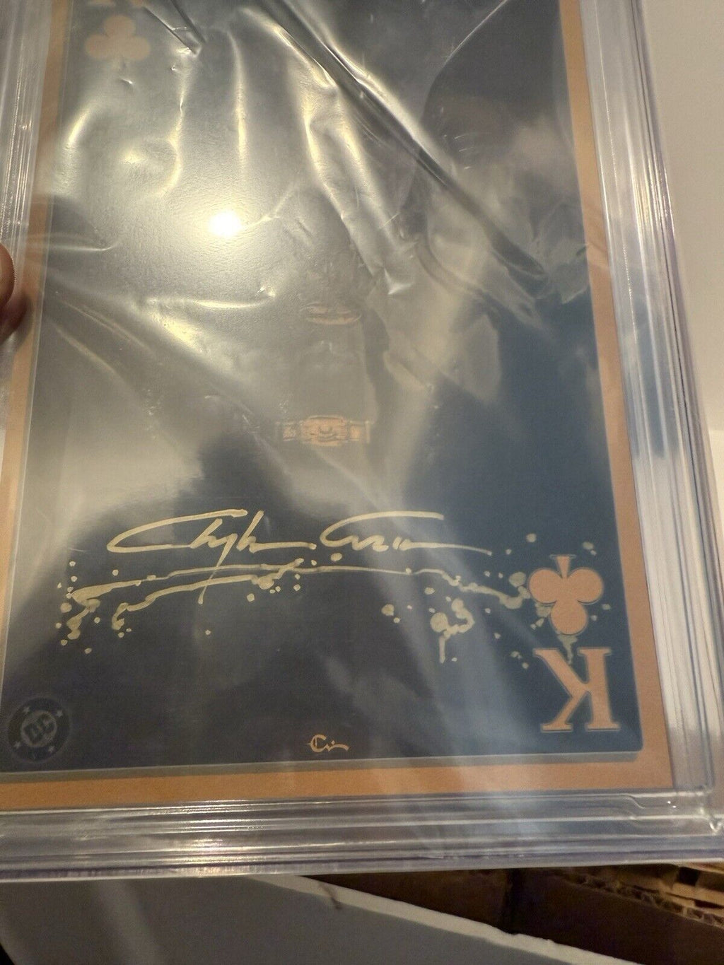 CGC SS 9.8 - Batman 614 Gold Murder Signed Clayton Crain Megacon 2025