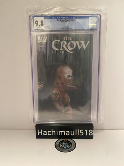 The Crow Pestilence 1 2 3 4 CGC 9.8 Complete Set James O’Barr Covers!
