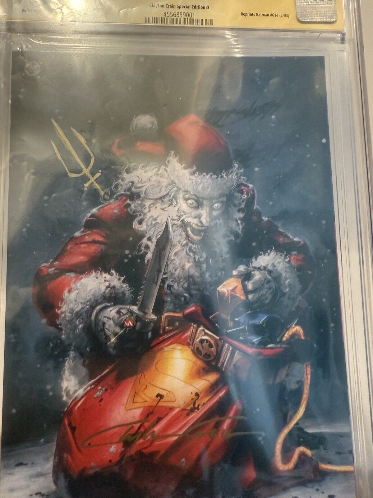 CGC SS 9.8 - Batman 614 Joker Clause Remarked + Signed Clayton Crain