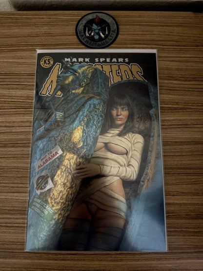 Mark Spears Monsters 4 Mummy Girl Huntsville Set Ltd 50/100/200 Metal Foil NM!