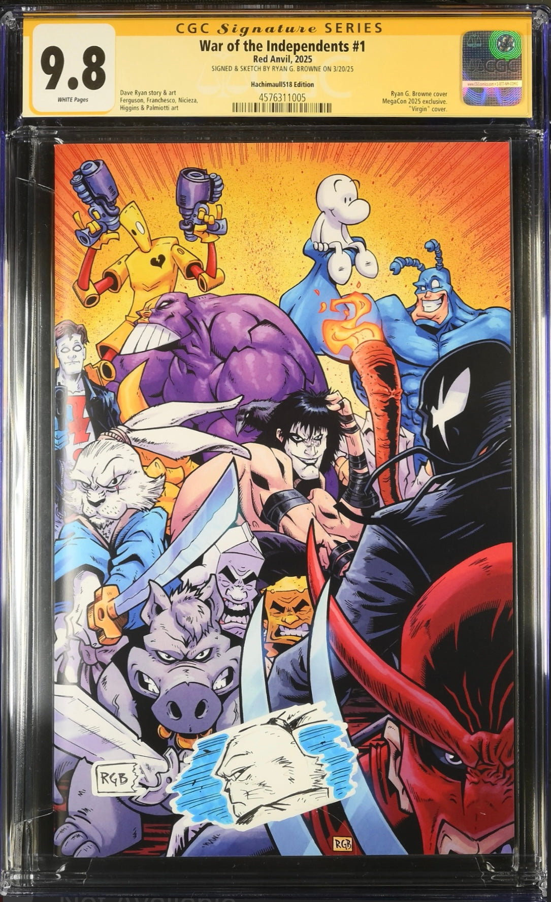CGC 9.8 - War of the Independents 1 Remark Usagi 1